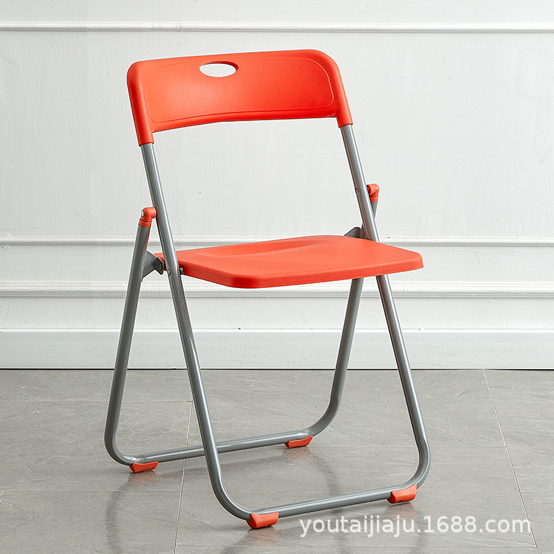 Picture of Folding chair back chair household dining chair portable chair plastic dining chair training chair conference chair staff chair