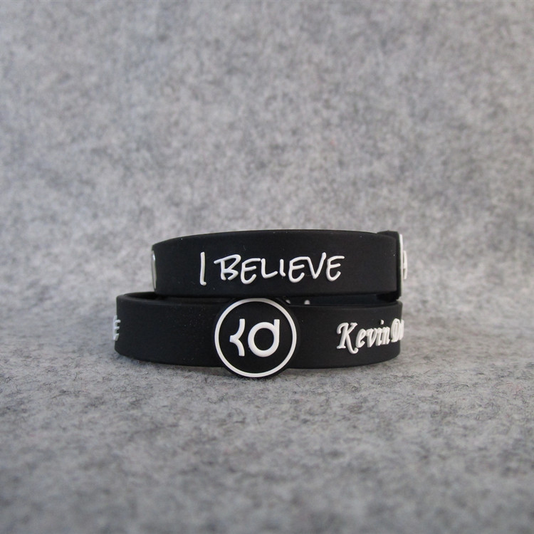 Picture of Nets No. 7 star Kevin. Durant adjustable signature buckle bracelet Silicon wrist sports wristband adjustable