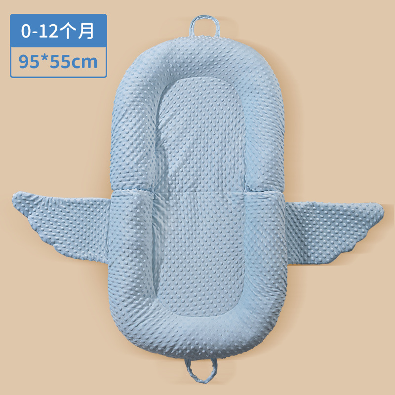 Picture of Newborn Baby Anti-startling Landing Wake-up Sleeping Mat Spitting Milk Sloping Mat Bed Bed Crib Comfort Sleeping Artifact Bed