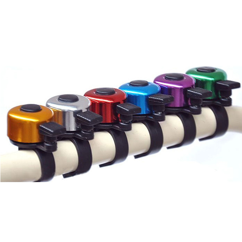 Picture of Mountain Bike Bell Retro Flat Bell Bicycle Horn Aluminum Alloy Color Bell Warning Bell