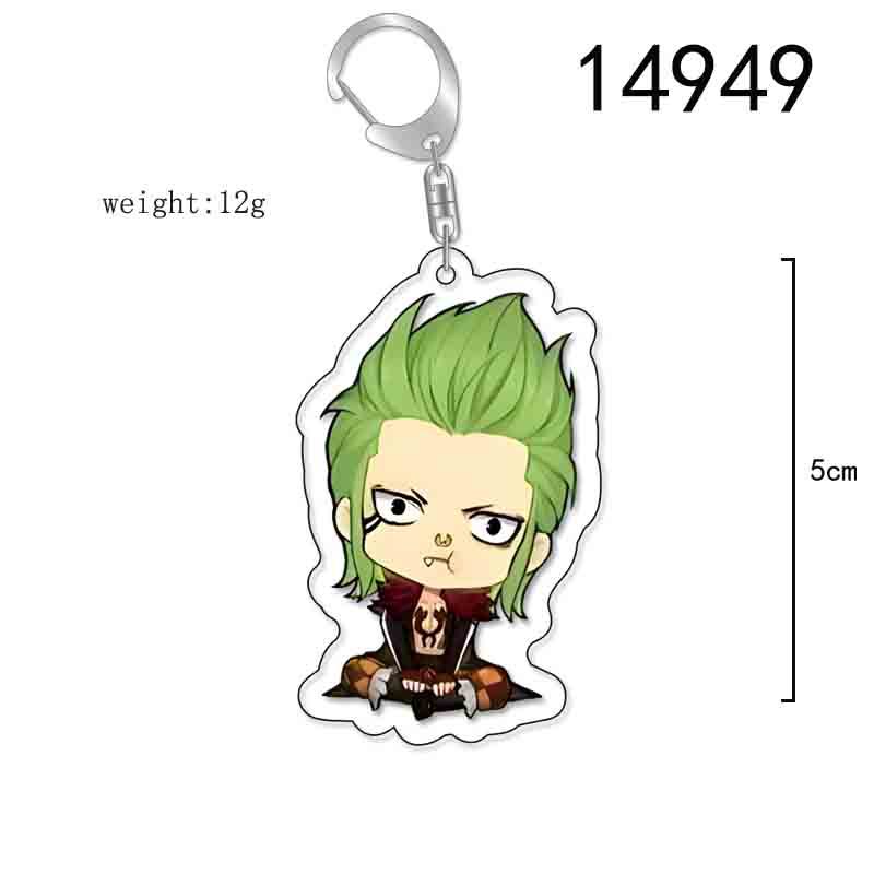 Picture of Cartoon hang one piece peripheral acrylic keychain pendant lufeiqiao barosolon esanzhi Sabo