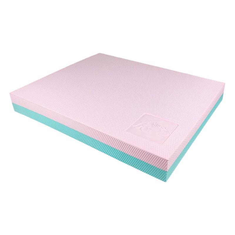 Yoga Balance Mat Balance Soft Pedal Plate Support Mat Ankle Rehabilitation Training Fitness Home Rope Skipping Double Color Large Size