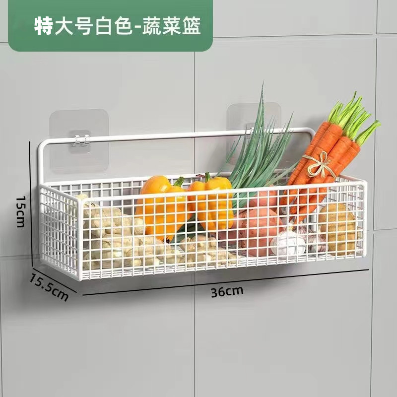 Picture of Bathroom Storage Rack Without Punching Holes Bathroom Wall-Mounted Hand Wash Basin Wall Storage Artifact Toilet Storage