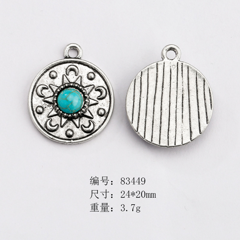 Picture of Cross-border Hot Selling European and American Style Vintage Native American Neajo Pine Stone Jewelry Accessories Imitation diy Pendant