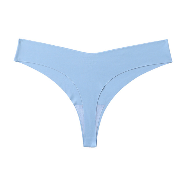 Picture of European and American Cross-border Pregnant Women's plus size Traceless Women's Underwear Class A Ice Silk Breathable Sports Low Waist Naked Briefs for Women