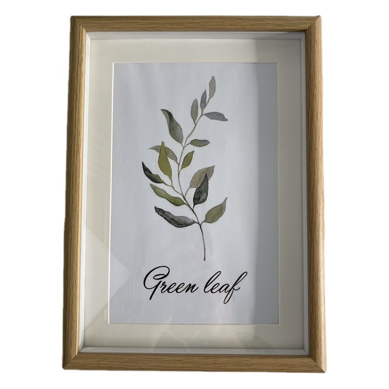 Wooden Photo Frame Table Setting, Exquisite Creative Simple Stereo Hollow Picture Frame Mounting Home Desktop Decoration Photo Frame