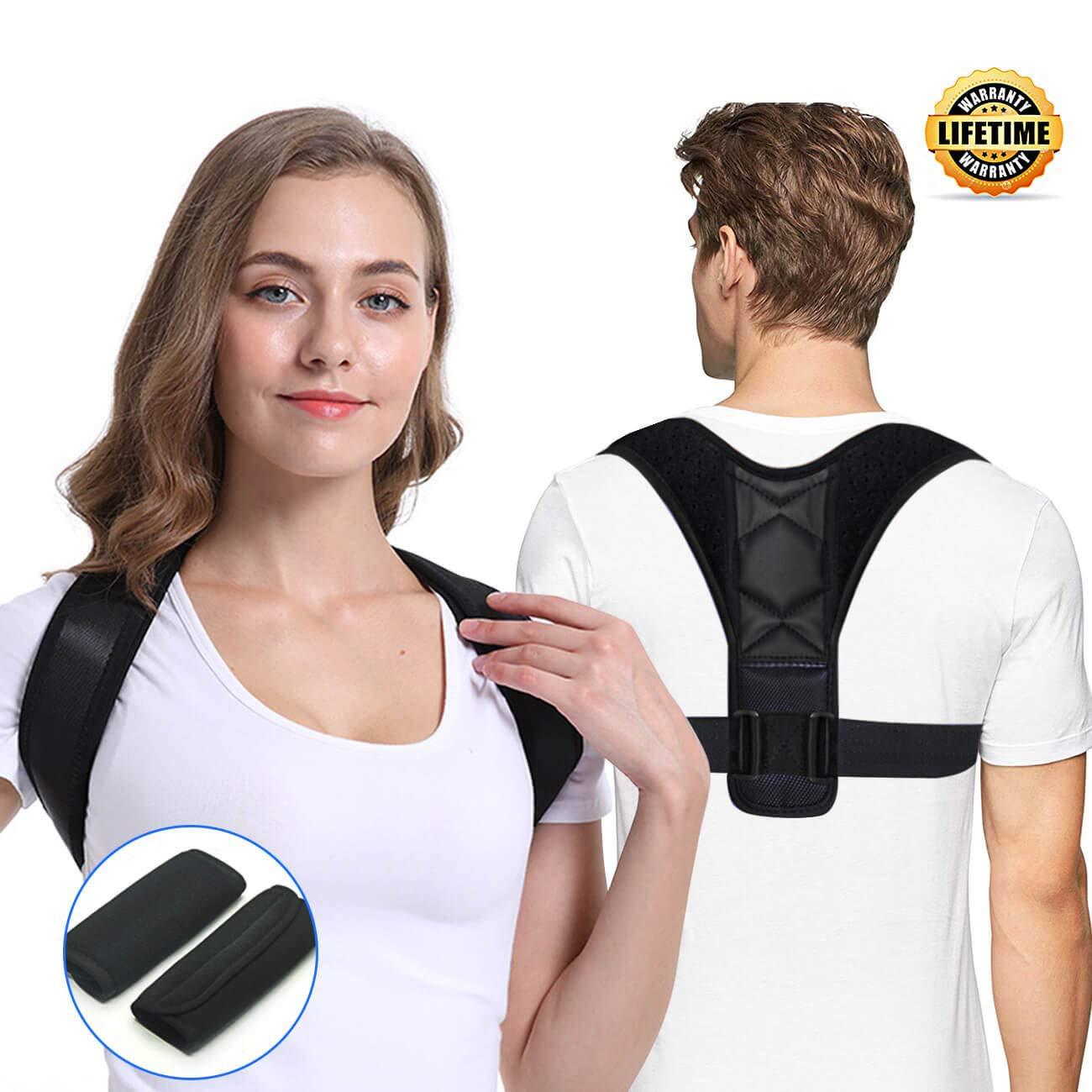 Picture of Factory male and female adult youth sitting posture, standing posture SBR, Oxford cloth, PU leather children correction posture belt