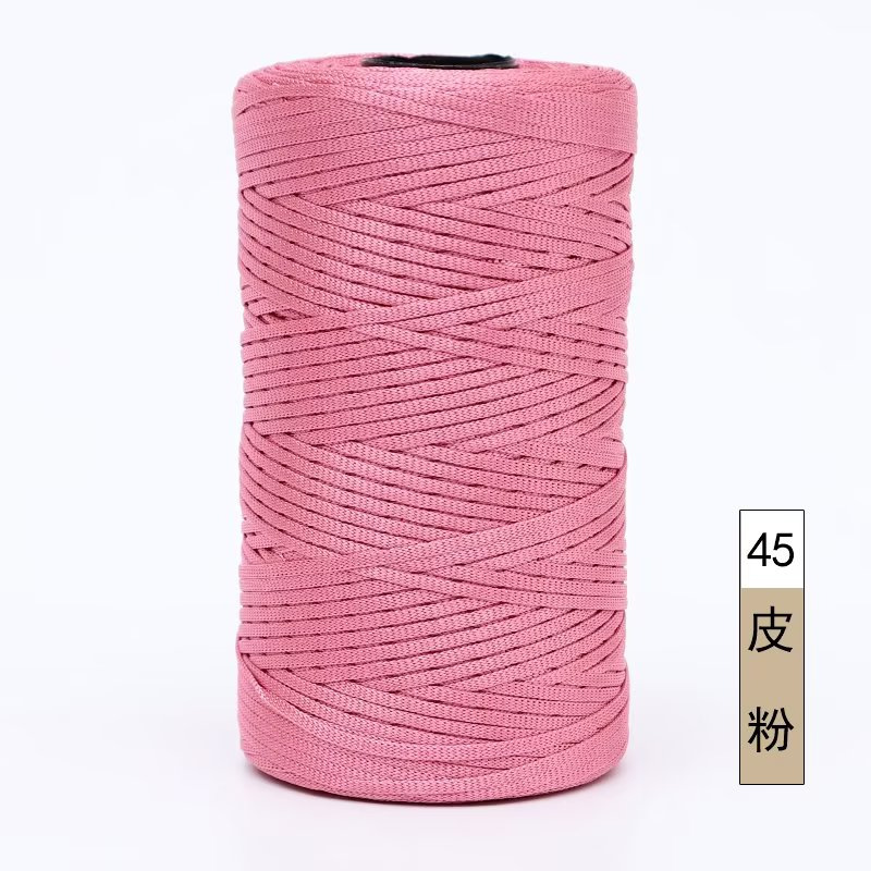 Picture of Spring and Summer peony hand bag crocheted material package ice hemp thread