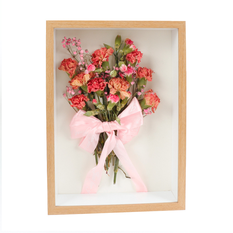 Picture of Stereo Hollow Thickened Dried Flower Photo Frame Wholesale DIY Handmade Specimen Display Frame Table A43 Clay Mounted Picture Frame