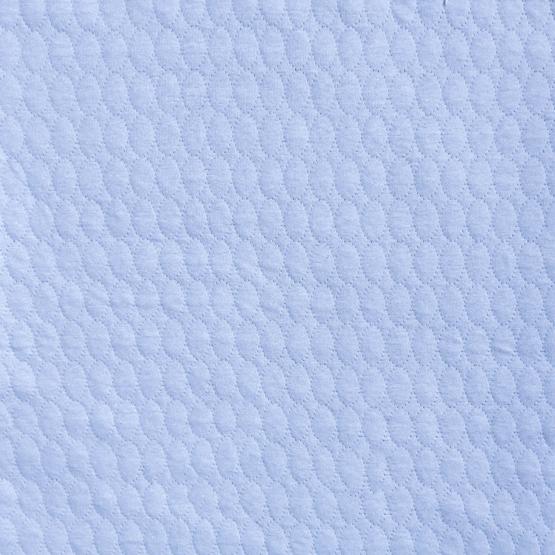 Picture of Oval jacquard air layer fabric autumn and winter baby sweater fashion climbing clothing sleeping bag fabric cotton silk on both sides