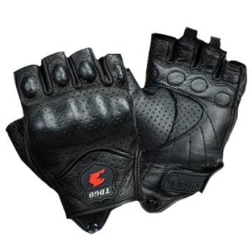 Picture of Summer Half Finger Riding Gloves Leather Gloves Summer Riding Gloves Touchscreen Efficient Breathable Motorcycle Gloves