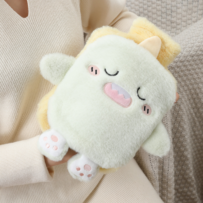 Picture of New Cute Plush Hand-Held Water-Filled Hot Water Bottle Thickeneded Explosion-Proof Pvc Hot Water Bottle Removable and Washable Spot Wholesale