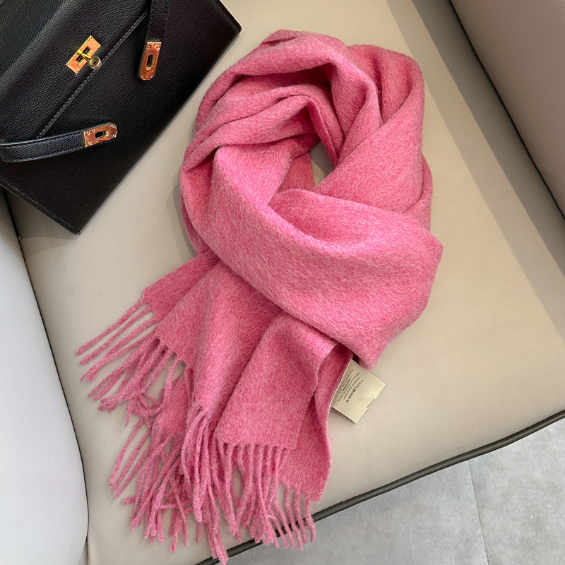 Picture of 2025 New Autumn and Winter Warm Scarf Women's Easiest for Match Long Pure Wool Scarf Men's Couple Style Spot Wholesale