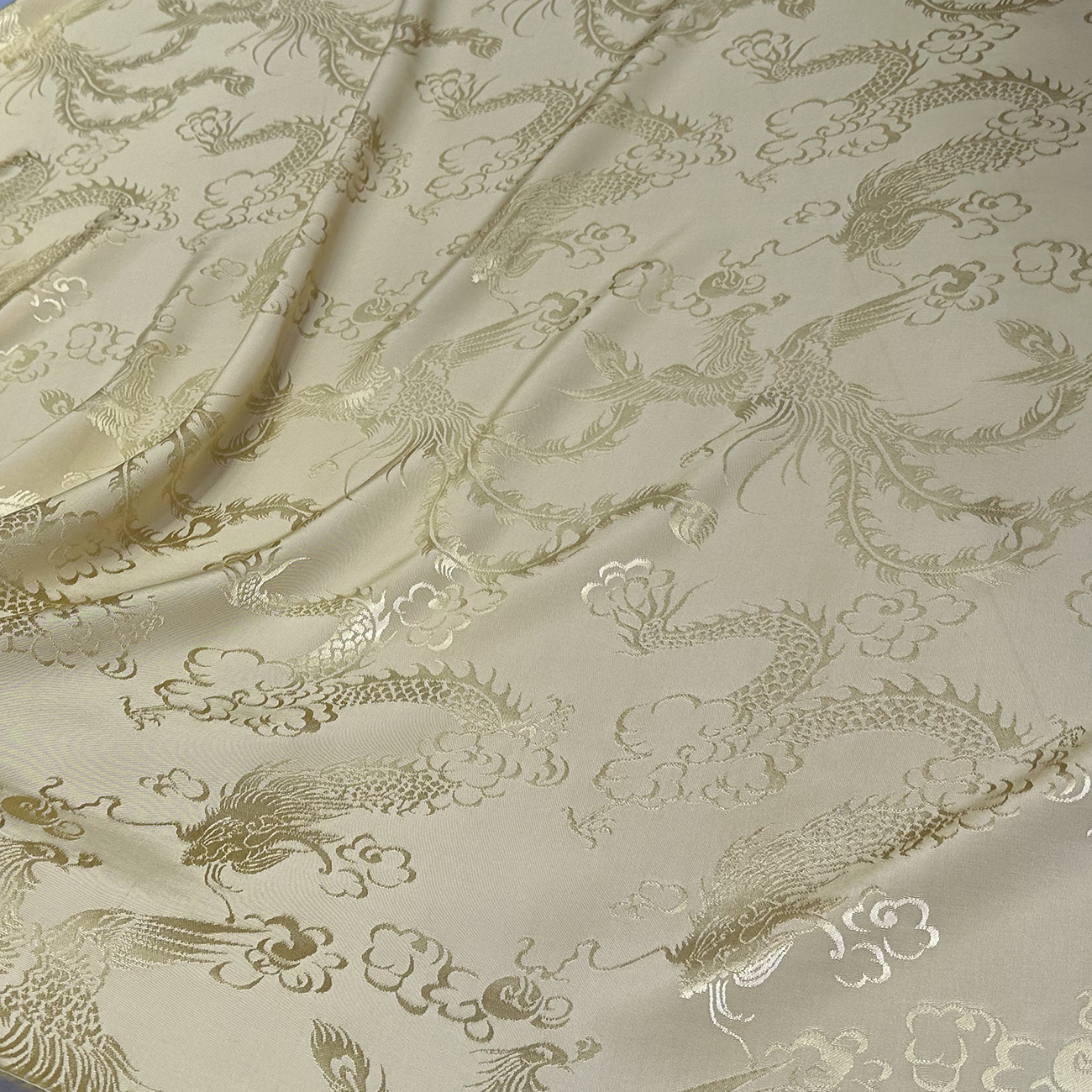 Picture of New Dragon and Phoenix Chengxiang rayon cotton jacquard fabric new Chinese dress national style shirt pants fabric