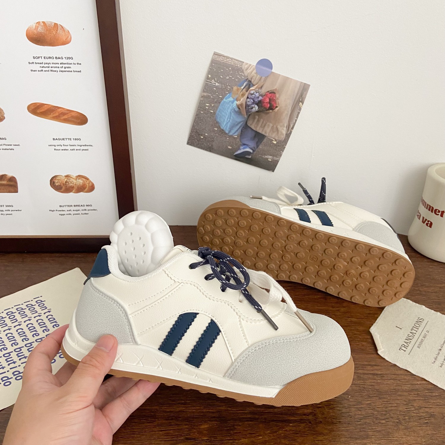 Picture of Agande Shoe Training Women's 2025 New Autumn Thin Breathable Fashion Versatile Platform Sole Casual Casual Style Women's Single Shoes