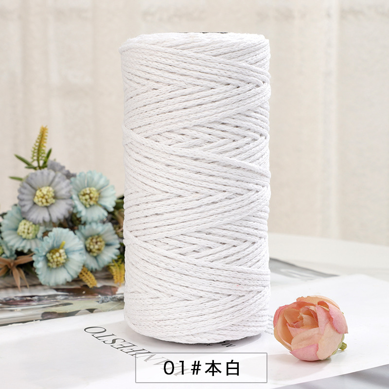 Picture of Explosions 2mm round strand hollow yarn European-style hook bag hollow Diy thread color multi-hand crochet collocation