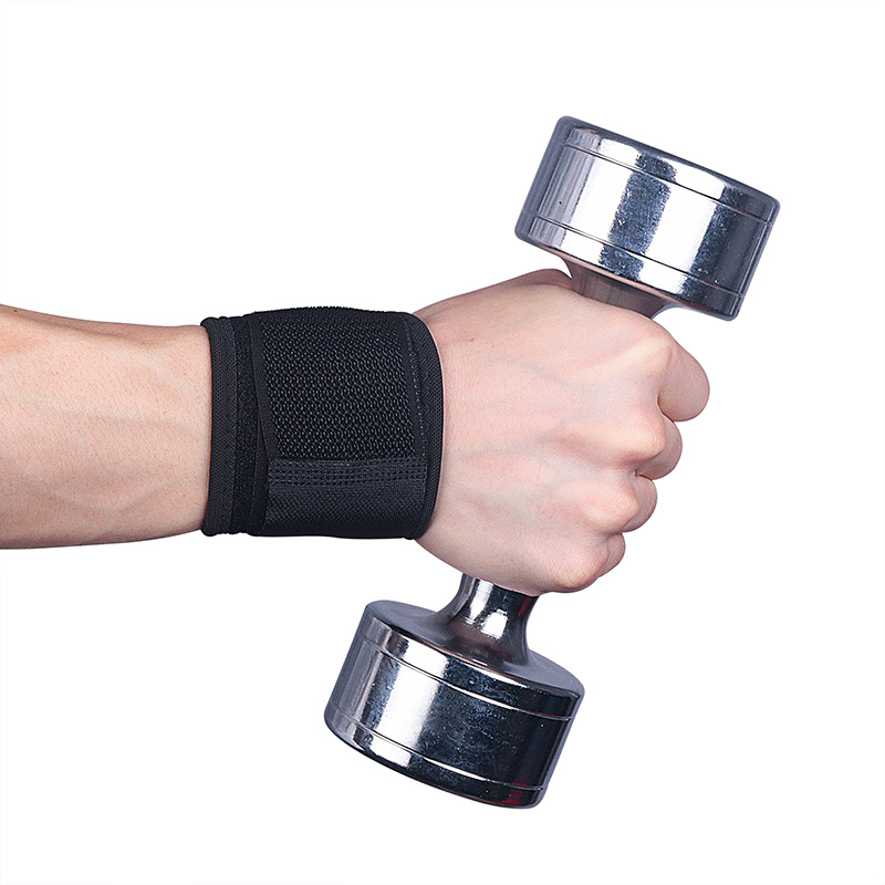Sports and Fitness Bright Push Wrist Guard Men's Wrist Anti-Sprain Compression Elastic Bandage Strength Training Guard