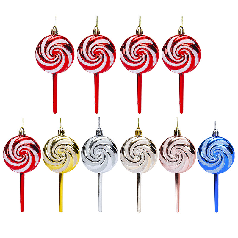 Dragon Tiger Phoenix Tail Lollipop Painted Christmas Decoration Accessories Christmas Party Wedding Christmas Tree Candy Pendant