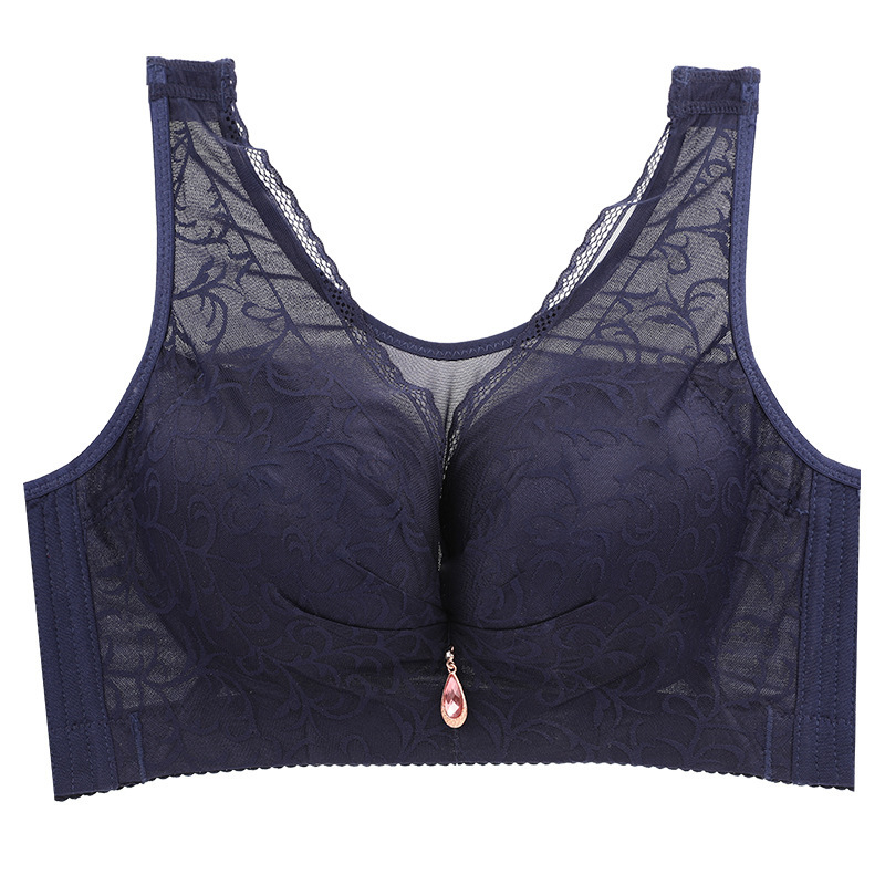 Picture of Wireless underwear plus size women's tube top vest-style beauty back chubby girl push up anti-sagging adjustable bra E