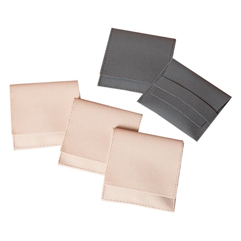 Factory Sales Microfiber Jewelry Bag Soft Flip Envelope Flannel Bag Jewelry Jewelry Storage Flannel Bag