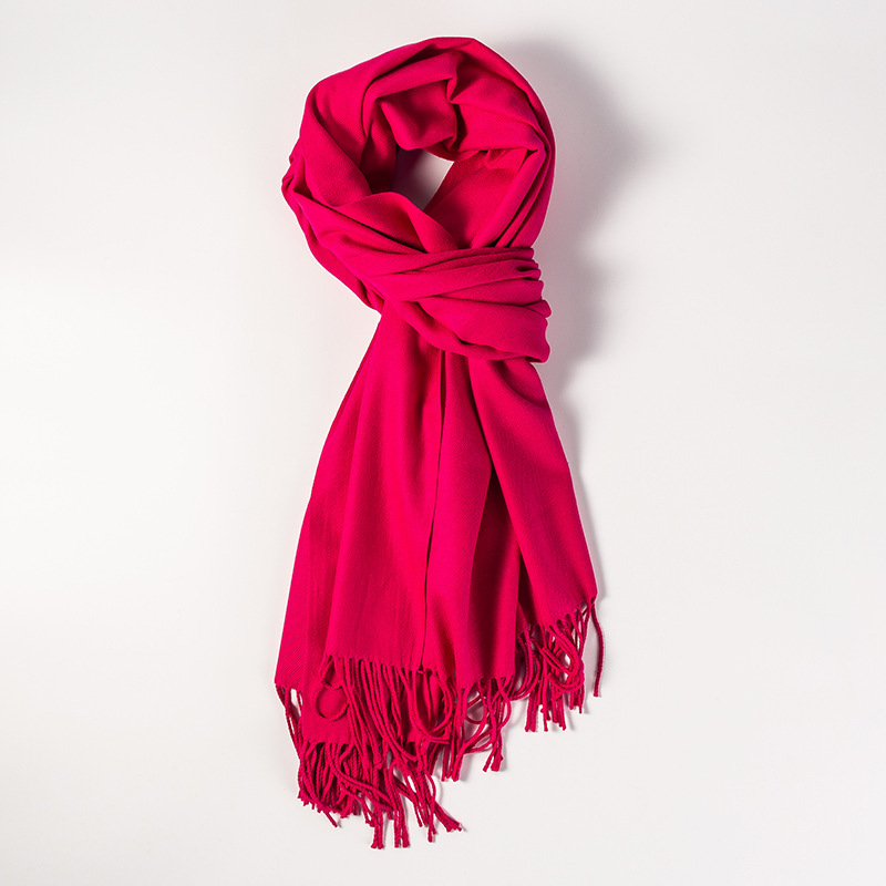 Picture of Imitation Cashmere Scarf for Women in Autumn and Winter, Warm Outer Wear, Japanese and Korean Sweet Gift, Fashionable Shawl, Factory Direct Sales, Cashmere Texture