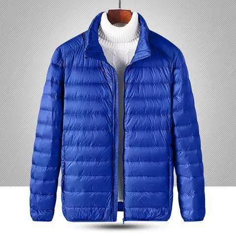 Picture of Men's Down Cotton-padded Jacket 2023 Autumn and Winter New Light and Thin Short Cotton-padded Jacket for Middle-aged Dad Winter Cotton-padded Jacket Coat