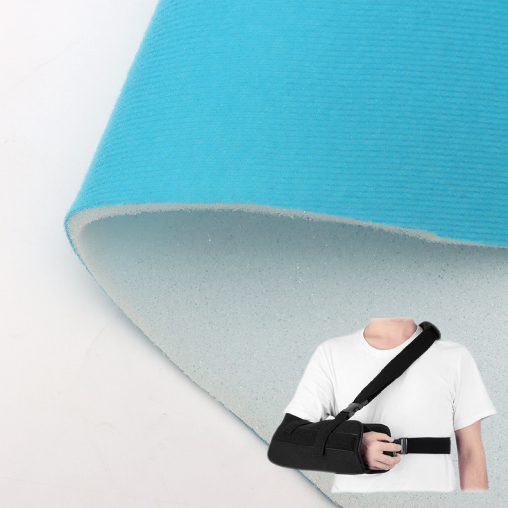 Picture of Spot colored woolen fabric composite sponge cloth rehabilitation supplies hook and loop strap helmet lining brushed fabric composite fabric