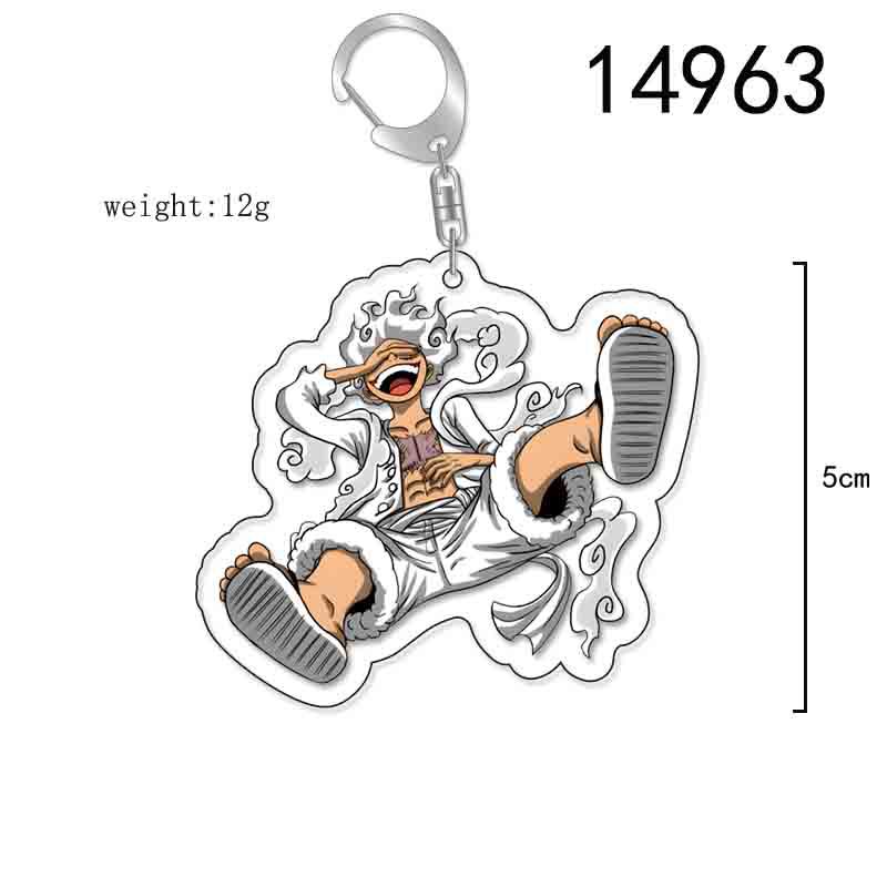 Picture of Cartoon hang one piece peripheral acrylic keychain pendant lufeiqiao barosolon esanzhi Sabo