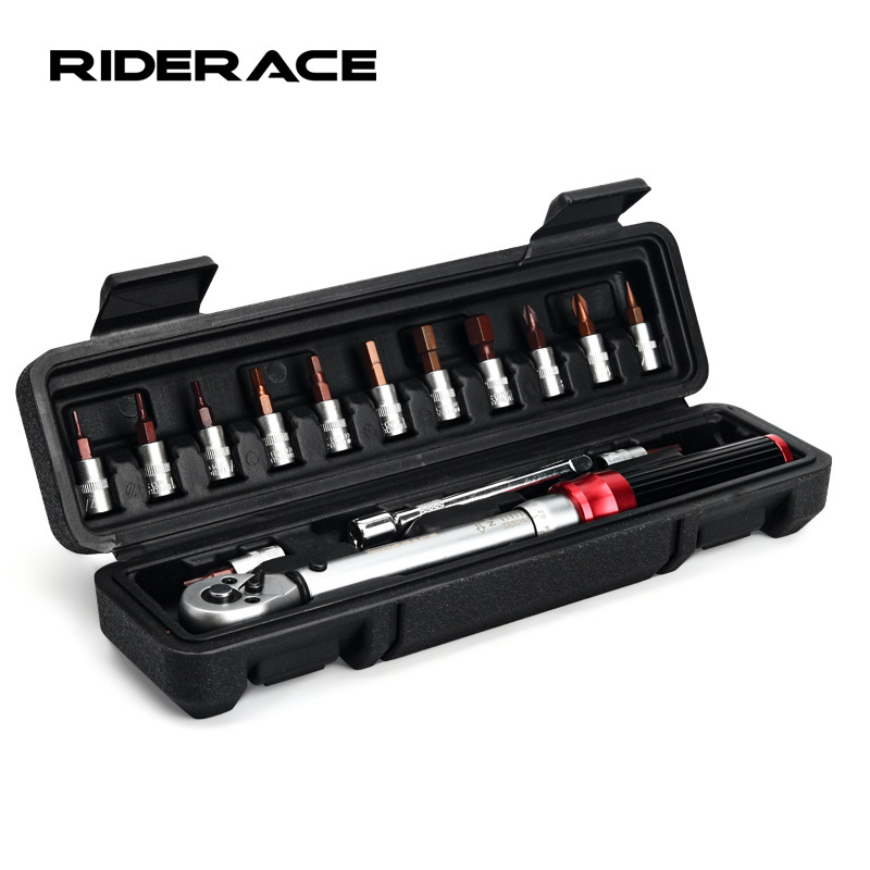 Bicycle Torque wrench 1/4 2-24N.m adjustable torque wrench preset torque wrench