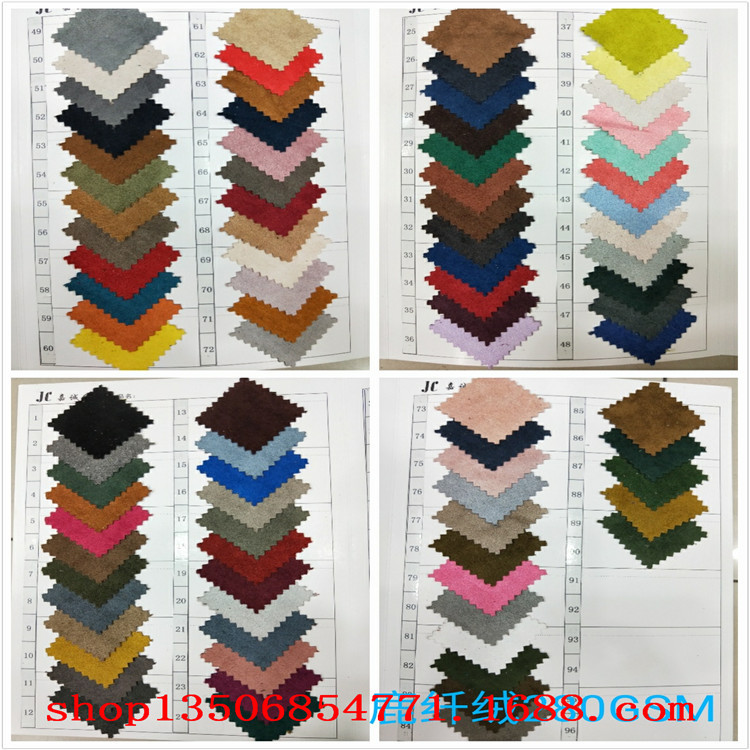 Single-Sided Suede Polyester Weft Single-Sided Non-Elastic Deer Fiber Velvet Spring & Fall Outwear Trousers Fabric Soft