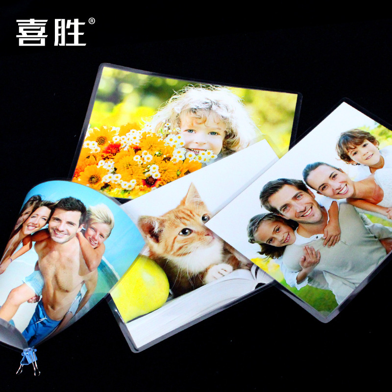 Picture of Wholesale A4 plastic film A3 photo plastic film 5 inch 6 inch 8 inch 10 inch foot silk waterproof protective card film plastic paper