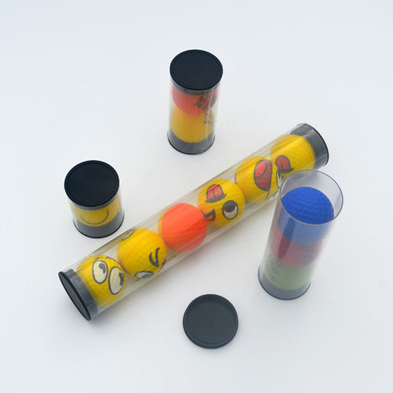 Picture of Golf ball tube ball tube plastic packaging transparent round tube golf ball box cylinder gift box 45mm