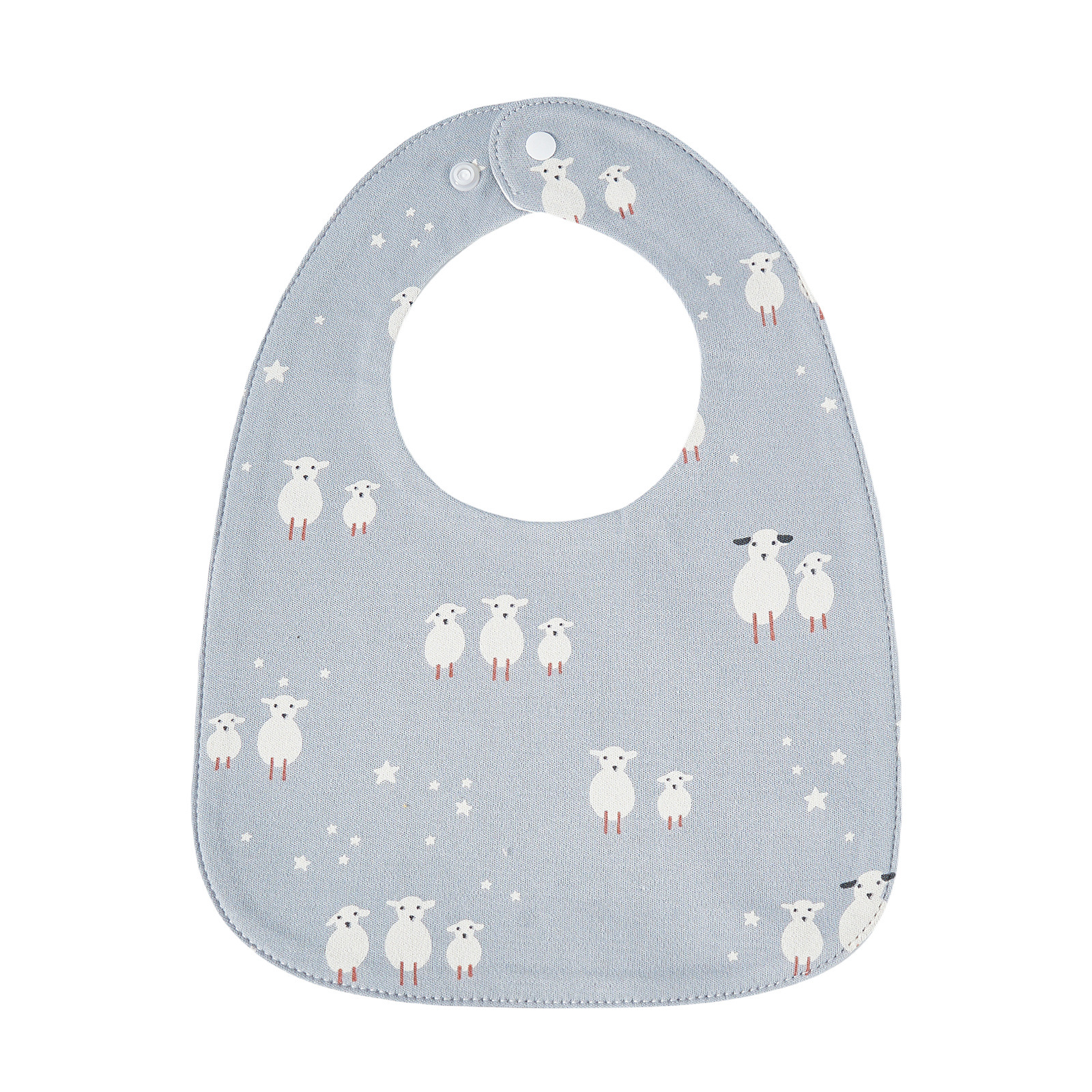 Picture of Yinmei baby waterproof bib U-shaped bib children's eating bib baby pure cotton waterproof spitting milk bib
