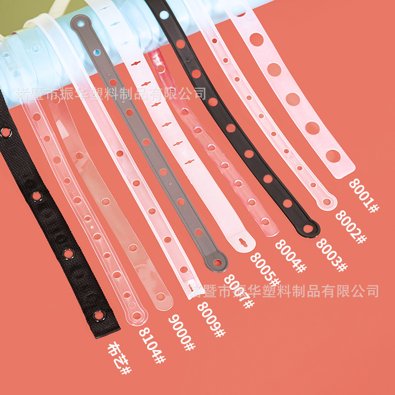 Connecting Strip Clothing Store Set Hanger Porous Plastic Clothing Store Props Accessories Hanging Trousers Rack Display Leather Strip