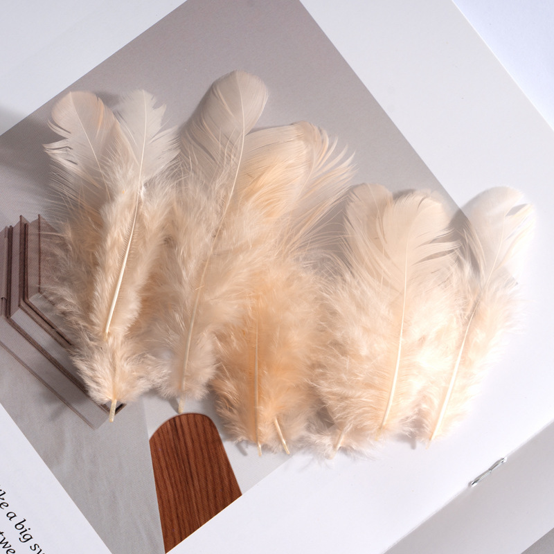 Picture of Colorful Small Feather Turkey Feather DIY Crafts Jewelry Decoration Wave Ball Gift Box DIY Filling Material