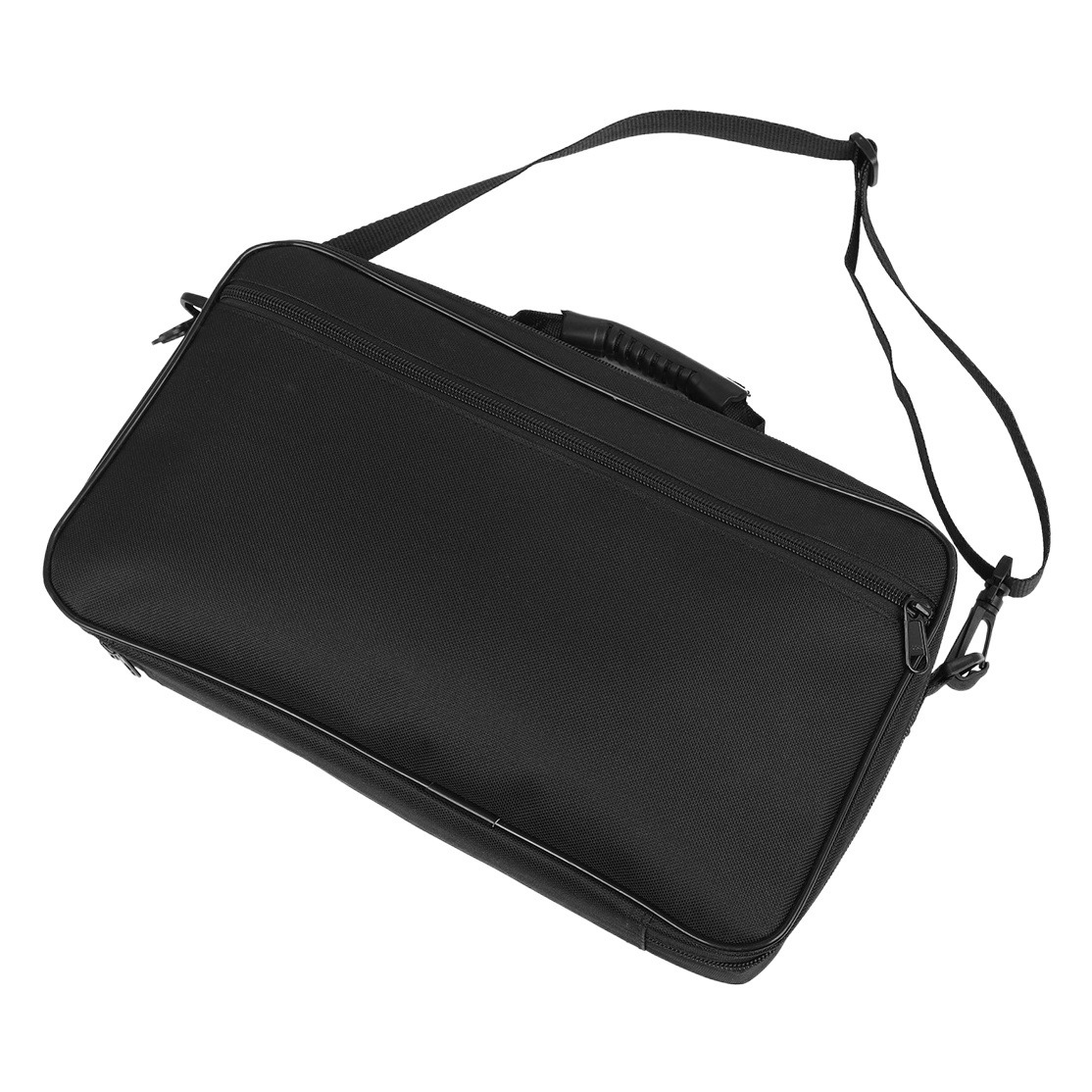 Oxford Cloth Oboe Instrument Bag Portable Shoulder Bag Black Double-Layer Storage Oboe Protective Bag