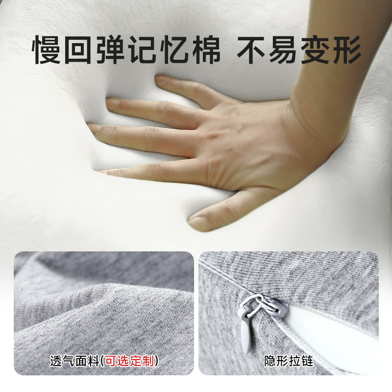 Picture of Gel Pillow Slow Rebound Memory Foam Pillow Core Pure Cotton Pillowcase Cooling Memory Pillow Wholesale Customized Summer Gel Pillow