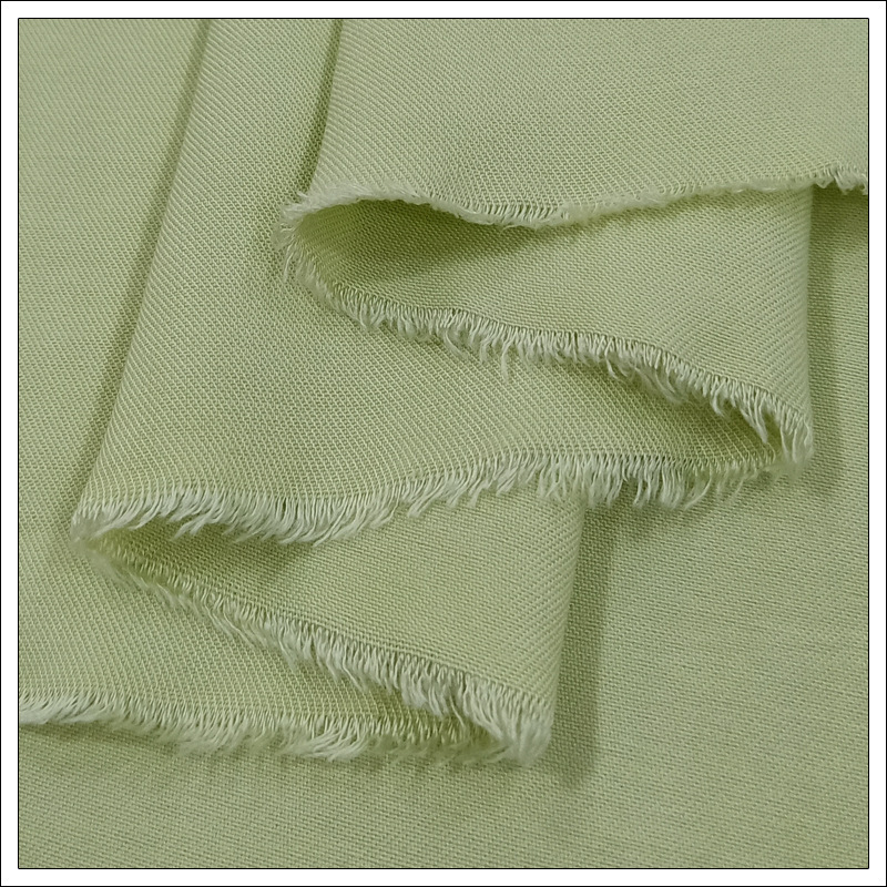 Picture of 16-Count Rayon Twill Pants Fabric, 200g Thickened Rayon Twill Fabric, Fully Viscose Twill Fabric