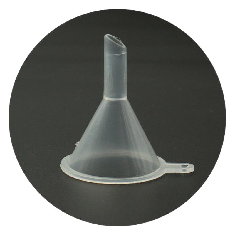 Plastic Mini Funnel for Dispensing Ice Balls, Adding Water, Pouring Seasoning, Filling Cosmetics, Clearing Oil, Portable Tool