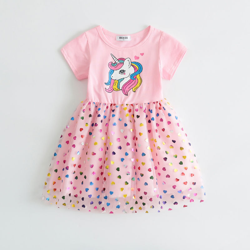 Picture of Girls' Summer Dress New 2025 Stylish dress Girl's Summer Princess Vacant Dress