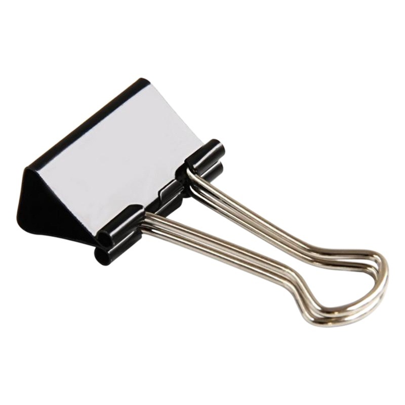 Factory self-selling black long tail ticket holder 51mm dovetail ticket holder iron clip metal office Book clip wholesale