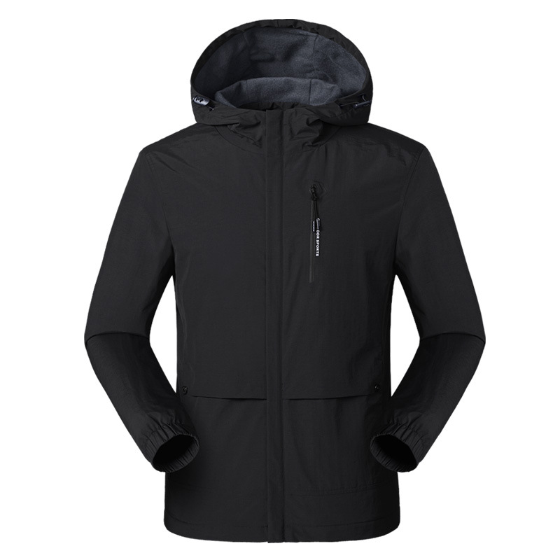 Picture of Spring, Autumn and Summer Outdoor Jacket Men's Single-Layer Thin Casual Clothing Jacket Breathable Windproof and Rainproof Jacket Mountaineering Clothing
