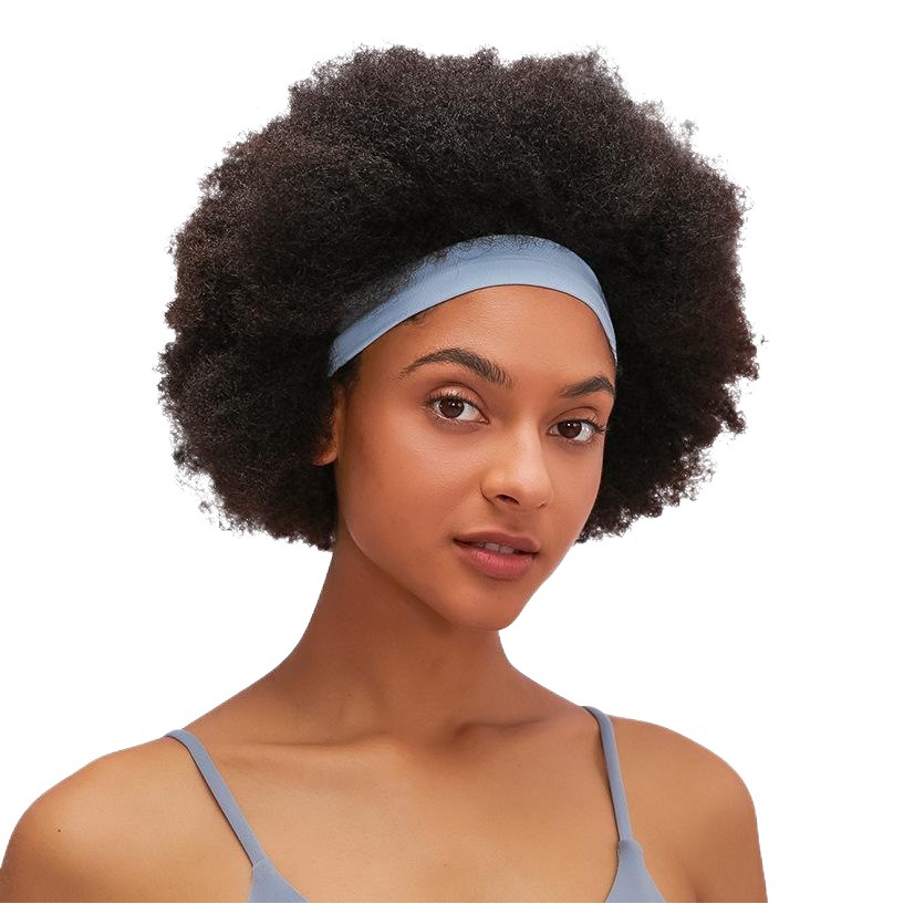 New High-Elastic Quick-Drying Pure Color Hairband for Women Yoga Fitness Moisture-Wicking Sports Hairband Da025