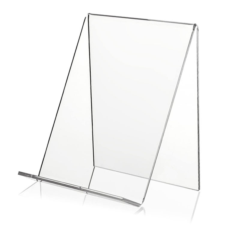 in stock Cross-border Acrylic Bookshelf Transparent Display Shelf Table Tangle Storage Rack Product Stand Desktop Book Stand