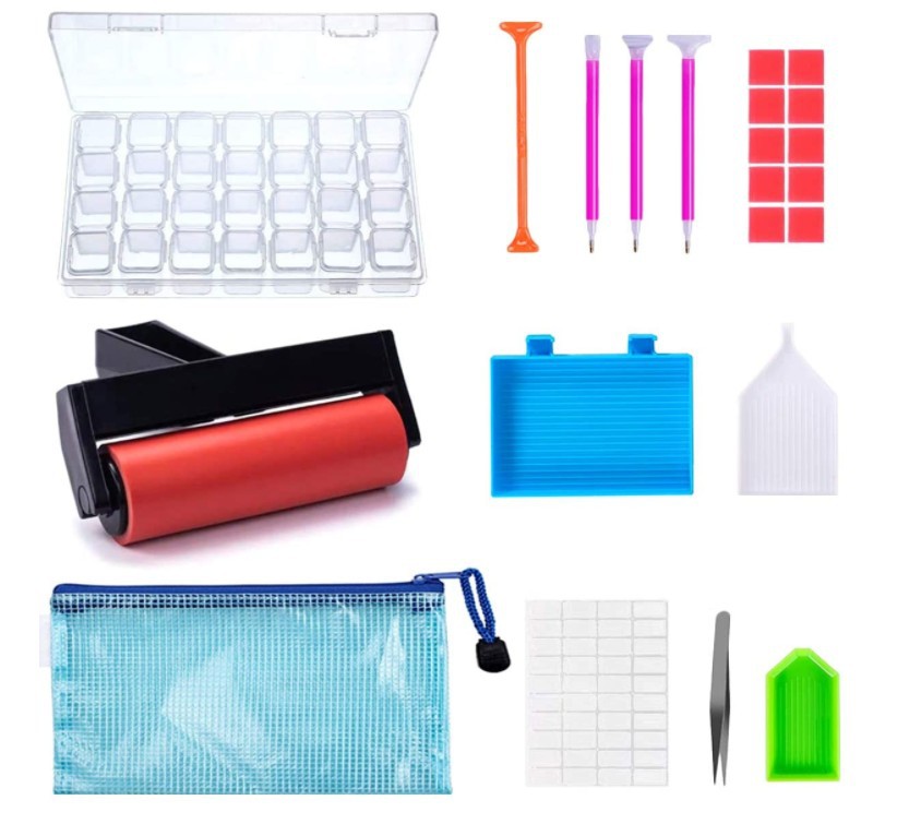 22 piece set diamond painting tools diamond embroidery box 5D diamond accessories DIY art craft diamond needle pen