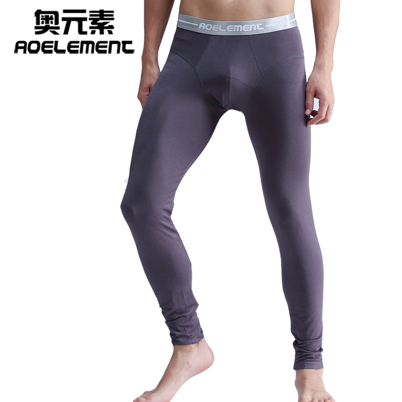 Picture of Men's warm pants autumn pants single autumn and winter manufacturers wholesale tight close-fitting comfortable fashion new men's leggings