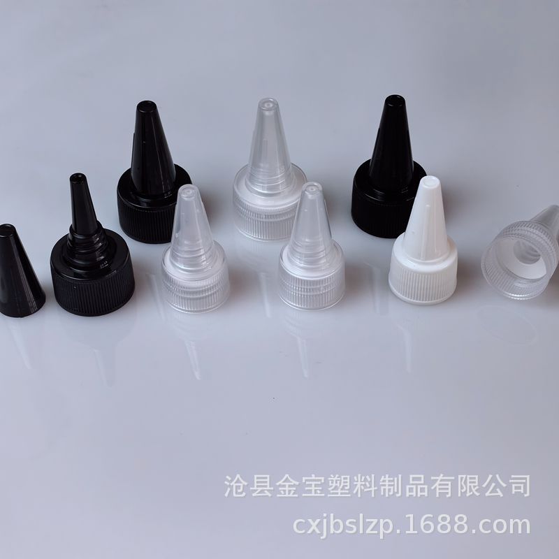 18 20 24 28 mouth transparent pointed mouth cover pointed mouth cover ordinary screw cap ink pigment cover transparent bottle cap