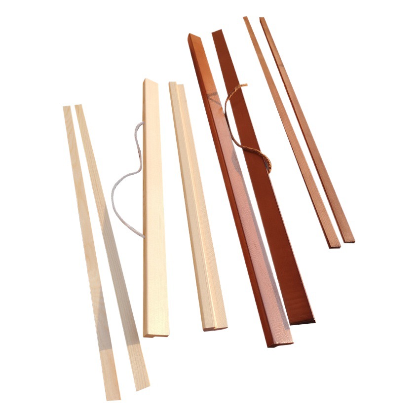 Large Pressure Clause Solid Wood Hanging Scroll Wooden Strip Painting Pole Wooden Poster Stand Hanging Painting Scroll Painting Clip Oil Canvas Picture Frame