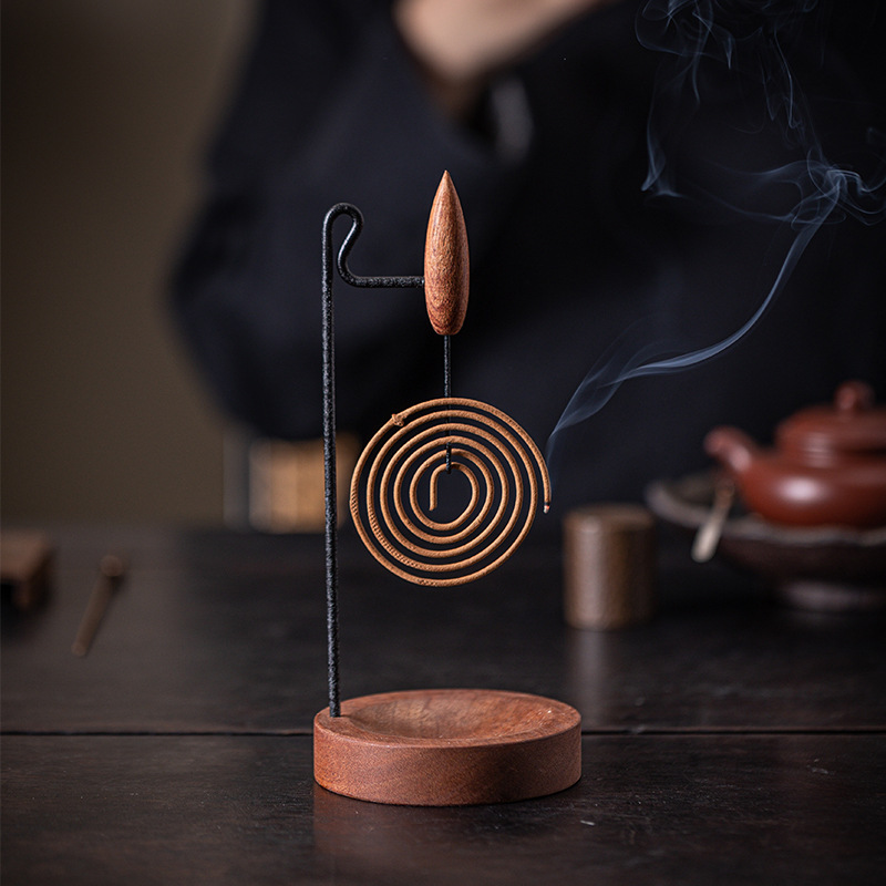 Picture of Creative Upside-Down Incense Burner Hanging Plate Incense Burner Home Indoor Sandalwood Agarwood Incense Burner Zen Tea Ceremony Incense Ornaments