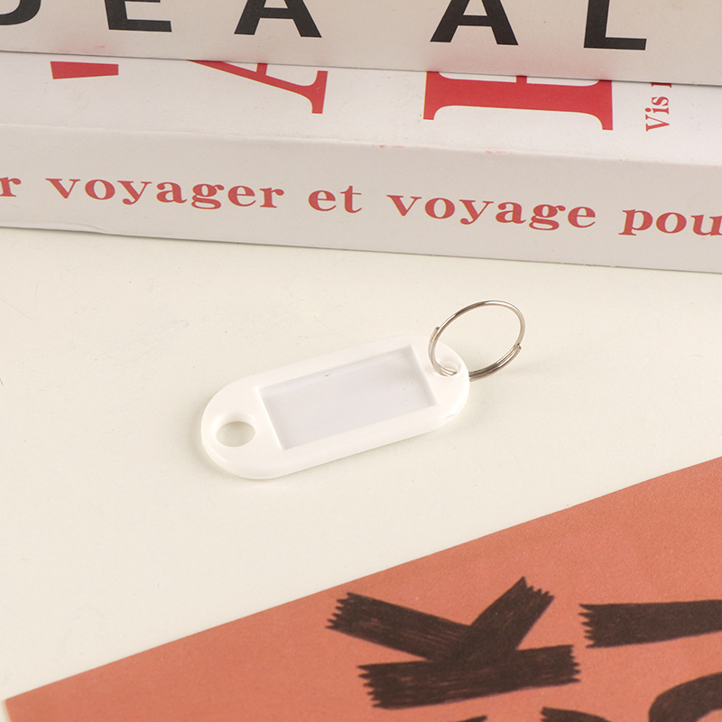Picture of Plastic Key Tag Markable Number Plate Classification Management Mark School Hotel Advertising Keychain